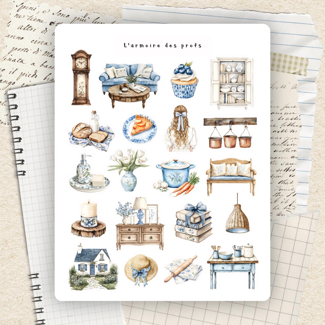 Cozy Home Planner Stickers, Hygge Self Care Routine, Slow Living ...