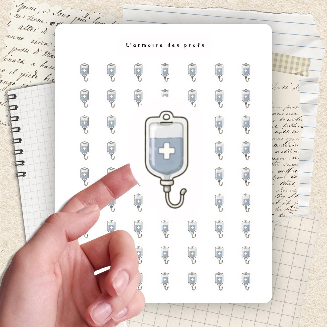 Medical Planner Stickers, IV Stickers, Doctor Appointment Stickers ...
