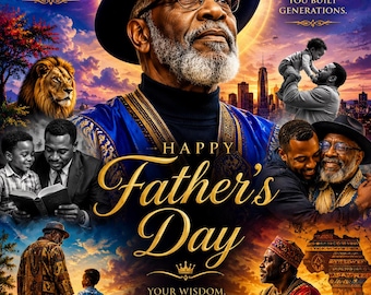 African American Father's Day Card | Legacy, Wisdom, Strength Tribute
