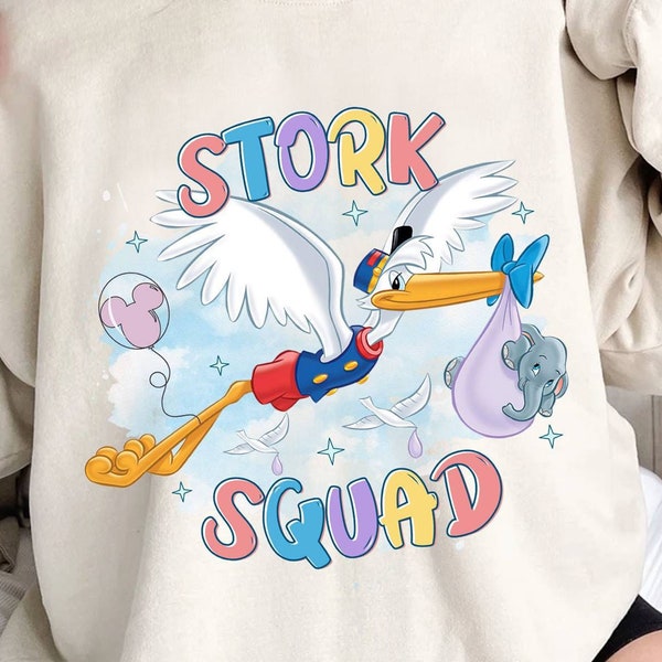 Stork Squad Dumbo The Flying Elephant PNG File | Labor And Delivery Nurse | Mother Baby Nurse | L&D Nurse | Nurse Week Gifts | Digital File