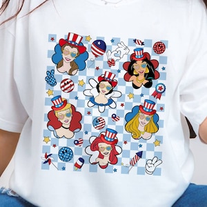 July 4th Independence Snow White Disney Shirt, Unique Disney Gifts