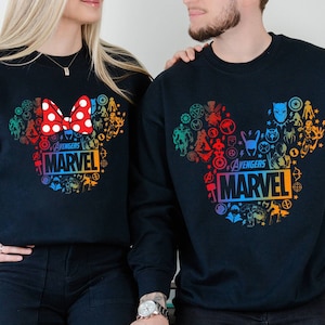 Mickey Avengers Shirt, Avengers Superhero Shirt, Couple Shirts, Matching Family Shirts, Superhero Squad Symbol Group Matching Shirt