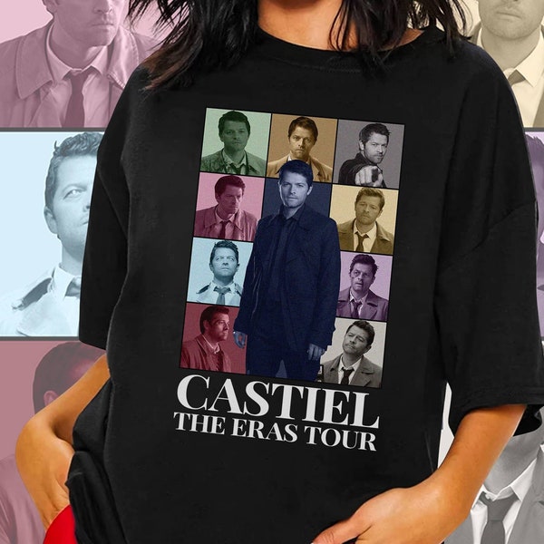 Castiel Supernatural Eras Tour Shirt, Castiel Supernatural Vintage T Shirt, Supernatural Movie Shirt, Graphic Tees For Women Trendy
