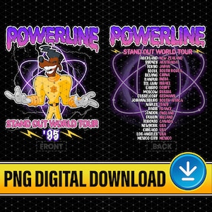 Powerline Goofy Movie PNG, Vintage Powerline Stand Out Shirt, Goofy Powerline Max Goof, A Goofy Movie, Birthday Gifts, Digital File