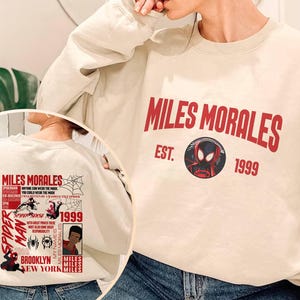 Spiderman Miles Morales Shirt, Spider-Man Across The Spider-Verse Shirt, Miles Morales Sweatshirt, Spiderman Birthday Shirt, Superhero Shirt