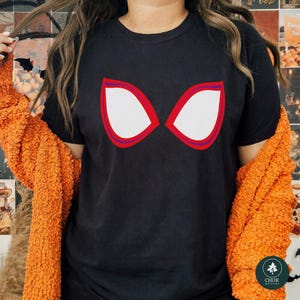 Spider-Man Across The Spider Verse Costume, Spider Man Halloween Cosplay Shirt, Spider Punk Shirt, Superhero Costume, Miles Morales Shirt image 2