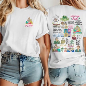 Two-Sided Stay Golden Shirt, Golden Girls Shirt, 80s Tv Sitcom, Funny Trendy Shirt, The Golden Girls Fan Shirt, Golden Girls Lover Gift