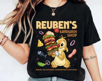 Lilo & Stitch Reuben Shirt, Reuben’s Sandwich Shop Shirt, 625 Combinations Since 2003, Funny Alien Sandwich Graphic, WDW Trip Gift