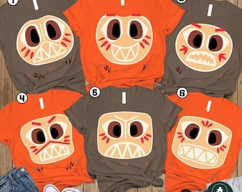 Kakamora Costume Halloween Shirt, Moana Antagonists Movie Costume T-Shirt, Disneyland Cosplay Shirt, Halloween Costume For Family Group Tees