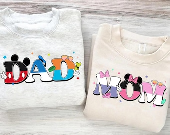 Disneyland Mom and Dad Shirts, Mickey Dad Shirt, Minnie Mom Shirt, Disneyland Couple Shirts, New Mom Shirt, New Dad Shirt, Mother's Day Gift