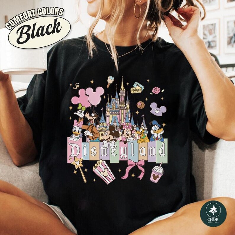 Comfort Colors Disneyland The Original Shirt, Mickey and Friends Disneyland Shirt, Shirt for Women, Disneyland Family Matching Tee image 3