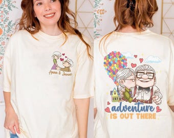 Personalized Pixar Up Adventure Is Out There Shirt, Up Movie Shirt, Carl And Ellie Shirt, Disneyland Shirt, Matching Couple Shirts