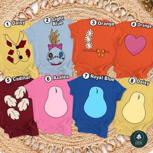Disneyland Lilo and Stitch Big Face Halloween Costume Shirt, Angel and Stitch Party Shirt, Couple Trip Shirt, Disneyland Halloween Trip Tee afbeelding 2