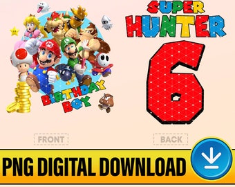 Cumpleaños de Mario (PNG), Familia de Mario Bros (PNG), Fiesta de cumpleaños de Super Mario (PNG), Cumpleaños de Mario (PNG), Regalo de cumpleaños, Descarga digital