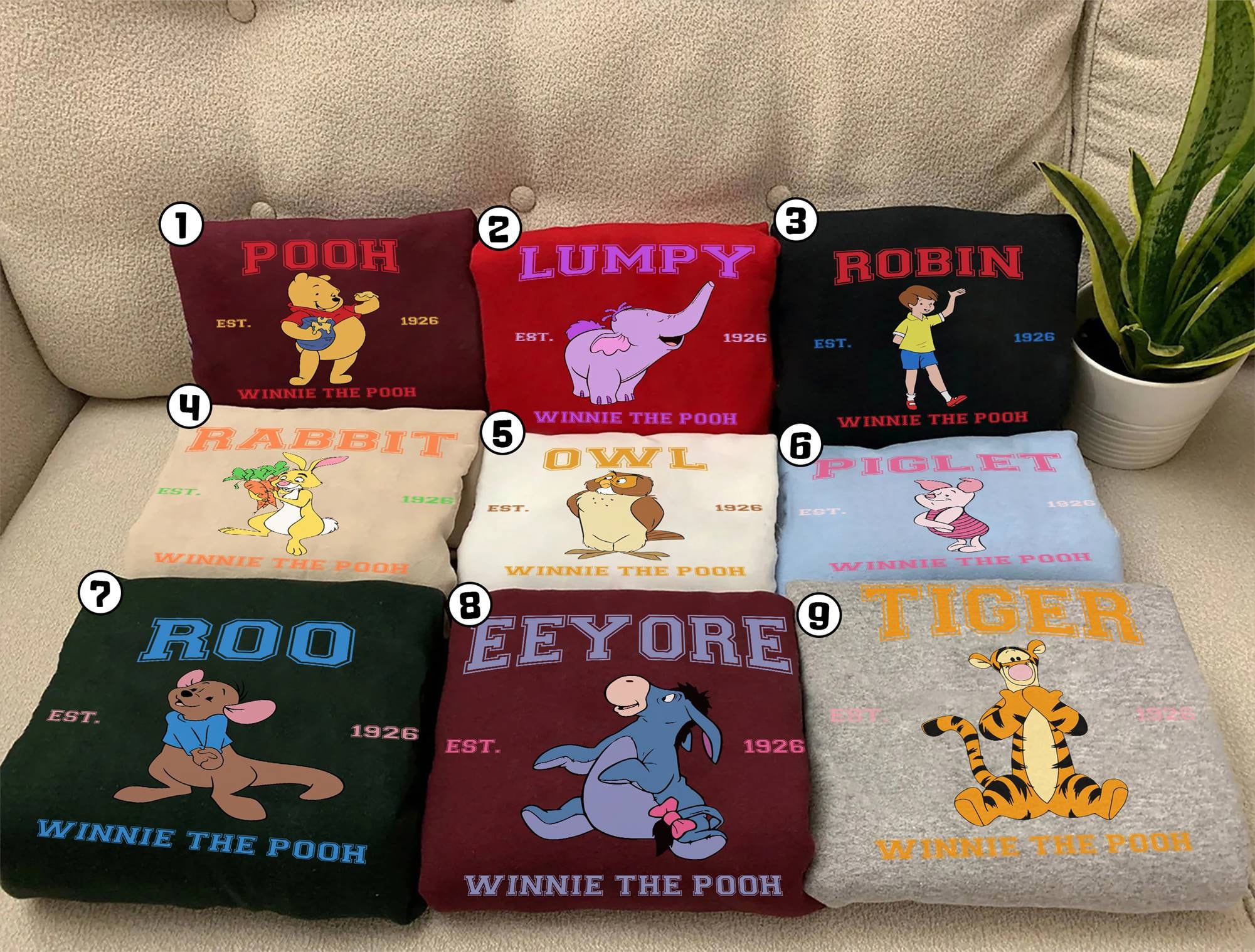 The Pooh Matching Family Shirt, Robin Lumpy & Piglet Shirt, Disneyland Trip Shirt, Roo Rabbit Tiger Eeyore Shirt, Disneyland Pooh Fan Gift