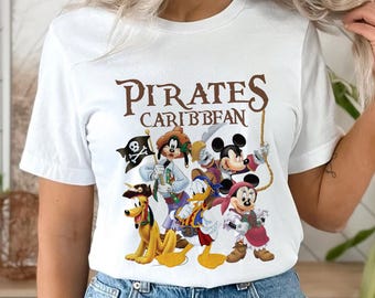 Pirates Of The Caribbean Shirt, Mickey And Friends Pirates Shirt, Disneyland Pirates Shirt, Disneyworld Family Shirts, Pirates Life Shirt