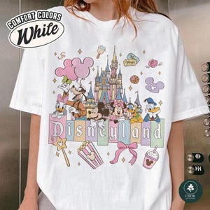 Comfort Colors Disneyland The Original Shirt, Mickey and Friends Disneyland Shirt, Shirt for Women, Disneyland Family Matching Tee image 1