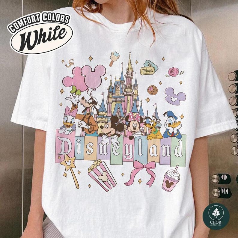 Comfort Colors Disneyland The Original Shirt, Mickey and Friends Disneyland Shirt, Shirt for Women, Disneyland Family Matching Tee image 1