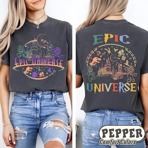 Comfort Colors Epic Universe Shirt, Disneyland Epic Universe Tee, Disneyland Family Matching Shirt, Epic Universe 2025, Epic Universe Trip
