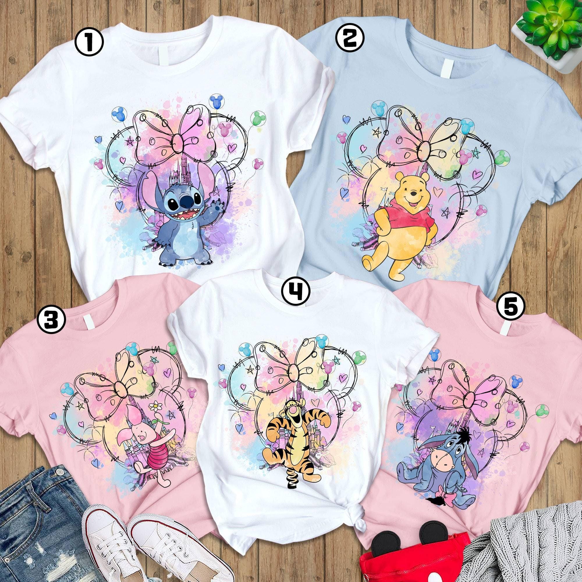Disneyland Castle Shirt, Disneyland Girl Vacation Shirt, Disneyland Watercolor Shirt, Disneyland Girls Trip 2025, Family Vacation Shirt