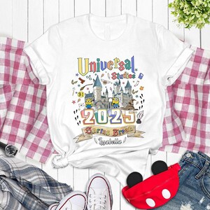 Personalized Universal Studios Spring Break 2025 Shirt, Disneyland Universal Studios Shirt, Universal Studios Trip Shirt, Family Vacation