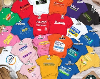 Medical Matching Shirts, Pharmacy Halloween Costume Shirts, Halloween Nurse Costume Party Tees, Doctor Group Shirts, Pharmacy Shirt For Team