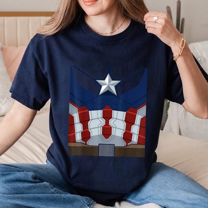 Avengers Costume Shirt, Avengers Team Shirt, Spider Man Iron Man Captain America Costume Superhero Costume, Family Halloween Costume Shirt image 4