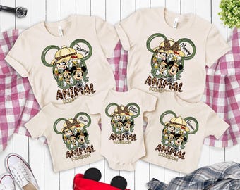 Custom Animal Kingdom Shirt, Disneyworld Shirt, Safari Family Matching Shirt, Disneytrip Shirt, Mickey Minnie Shirt, Disneyland Vacation Tee