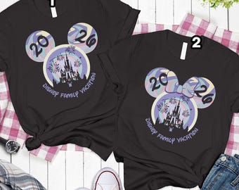 Disneyland 2026 Family Vacation Shirt, Disneyland Castle 2026 Shirts, Disneyland Family 2026, DisneyTrip Tee, 2026 Disneyland Family Shirts