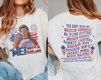 2-sided Joe Dirt Merica July 4th Shirt, Funny Joe Dirt 4th of July Shirt, Joe Dirt Merica Shirt, Independence Day Shirt, Happy 4th of July