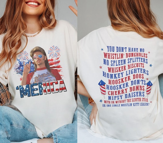 2-sided Joe Dirt Merica July 4th Shirt, Funny Joe Dirt 4th of July Shirt, Joe Dirt Merica Shirt, Independence Day Shirt, Happy 4th of July