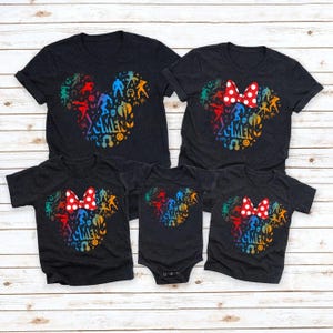 Mickey Minnie Avengers Matching Shirt, Avengers Superhero Shirt, Disneyland Couple, Matching Family Shirts, Superhero Squad Group Shirt