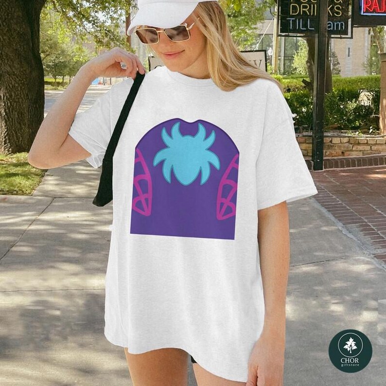 Spidey and His Amazing Friends Costume Halloween Shirt, Spider Man Costume Shirt, Miles Morales Ghost Spider Halloween, Halloween Group 画像 3