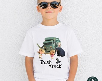 Trash Truck shirt, Trash Truck Family Shirt, Trash Truck Birthday shirt, Trash Truck shirt, Birthday Gift, Trash Truck Characters