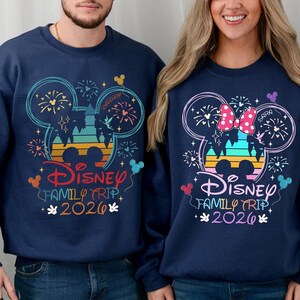 Disneyland 2026 Personalization Comfort Colors Shirts, Disneyworld 2026 Family Shirts, Disneyland Vacation 2026 Trip Shirts, Magical Castle image 5