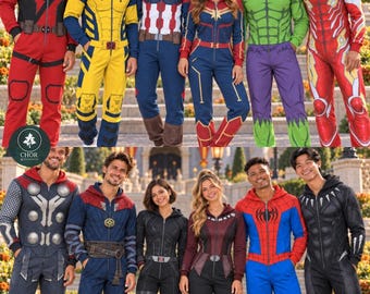Avengers Halloween Costume Pajamas Jumpsuit, Avengers Superheros Team, Captain America Iron Man Halloween Cosplay Outfit, Cosplay Costume