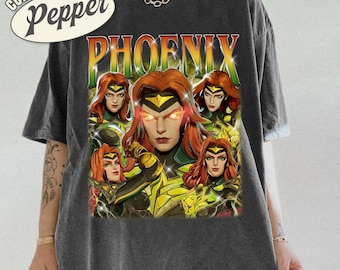 Comfort Colors Phoenix Force Shirt, Jean Grey Phoenix, Redhead Psychic Power Hero, Phoenix Cosmic Flames, Superhero Rivals, Disneyland Trip