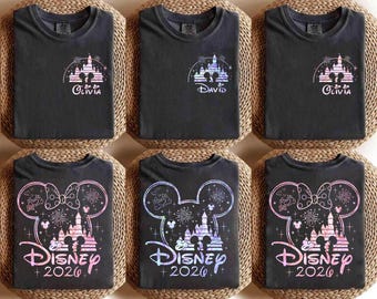 Custom 2026 Disneyland Comfort Colors Shirts, 2026 Disneyland Family Shirts, DisneySquad 2026 Shirts, Disneyland Couple, Magic Kingdom Shirt