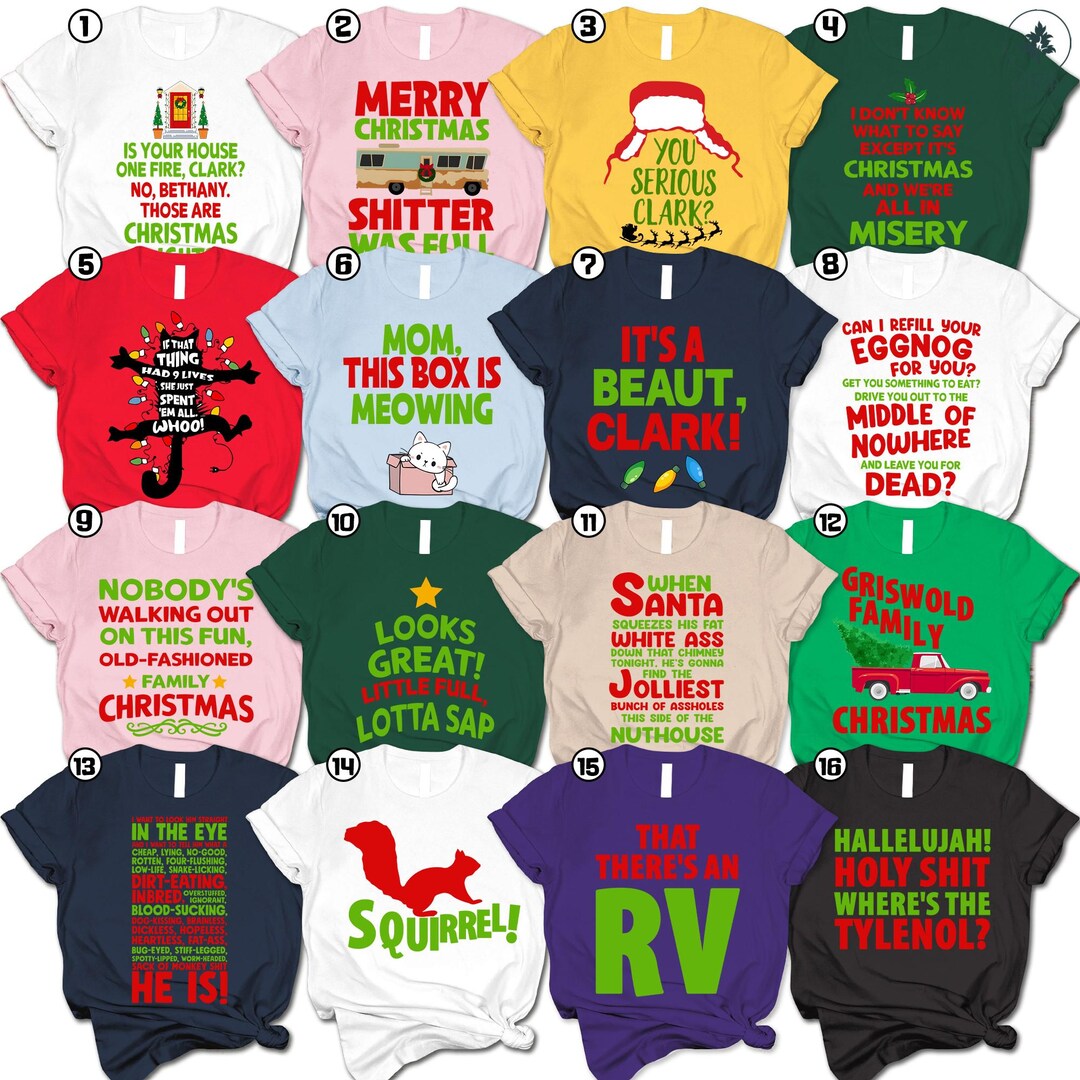 20+ Quotes National Lampoon's Christmas Vacation Shirts, Griswold