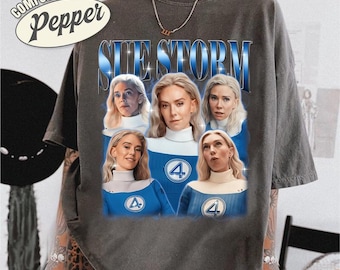 Comfort Colors Susan Storm Shirt, Fantastic Four First Steps Vintage Shirt, Superhero Shirt, Susan Storm Invisible Woman Fan Tee, MCU Gift