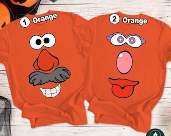 Potato Head Costume Couple Matching Shirt, Toy Story Halloween Costume, Potato Head Halloween, Disneyland Toy Story Halloween Party 2026 Tee