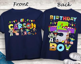 Personalized Disneyland Toy Story Birthday Boy Shirt, Buzz Infinity And Beyond Birthday Shirt, Toy Story Theme Party, Buzz Lightyear Shirt
