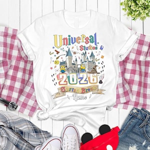 Personalized Universal Studios Spring Break 2025 Shirt, Disneyland Universal Studios Shirt, Universal Studios Trip Shirt, Family Vacation