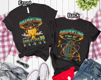 Disneyland Powerline Stand Out World Tour 95 Shirt, Vintage Disneyland A Goofy Movie Powerline Shirt, Matching Family Shirt, Magic Kingdom