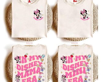 Disneyland Mom Minnie Mouse Shirt, Mama Mimi Matching Shirt, In My Disneyland Mama Era Tee, Mom Daughter Shirt, Disneyland Mothers Day Gift