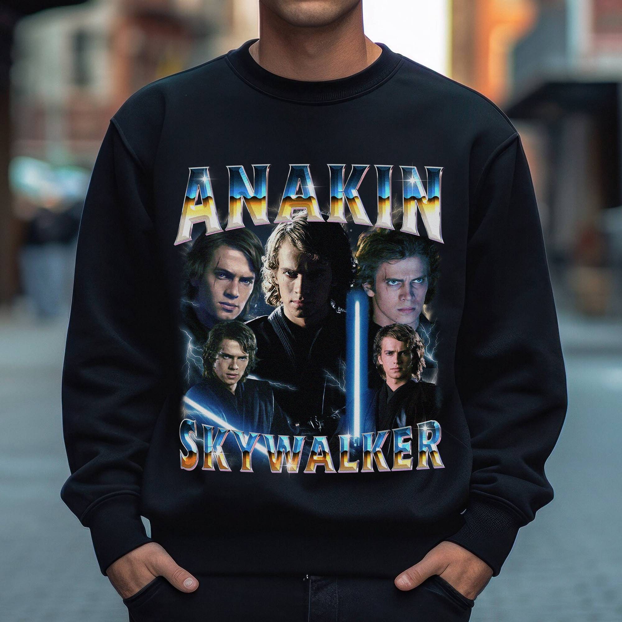 Anakin Skywalker Vintage Graphic T Shirt, Starwars Homage Shirt