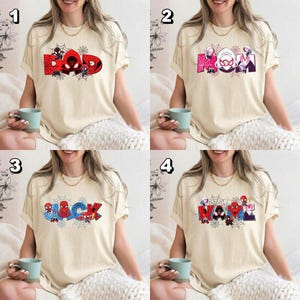 Camiseta personalizada con nombre de Spidey y sus increíbles amigos, camiseta personalizada con temática de Spiderman, camiseta para fiesta de cumpleaños infantil de Spidey imagen 1