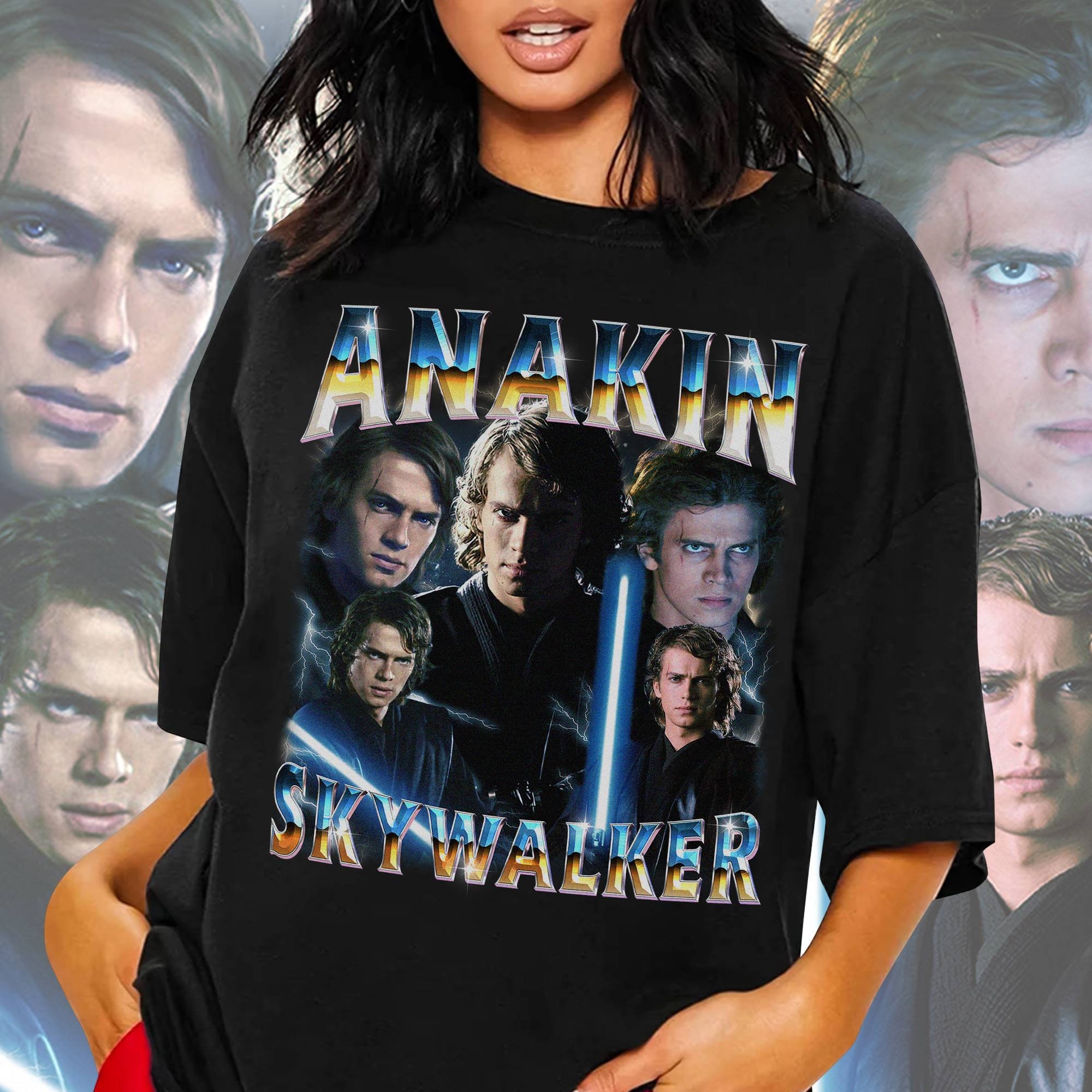 Anakin Skywalker Vintage Graphic T Shirt, Starwars Homage