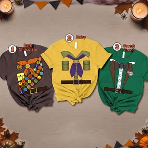Pixar Up Halloween Costume Matching Shirts, Carl And Ellie Up Costume Halloween Shirts, His Carl Her Ellie Shirt, Halloween Couple Shirt