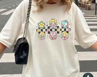 Comfort Colors Vintage Super Mario Shirt, The Super Mario Bros Movie, Mario Trip Shirt, Cute Super Mario, Retro Mario 1985 Tee, Family Trip